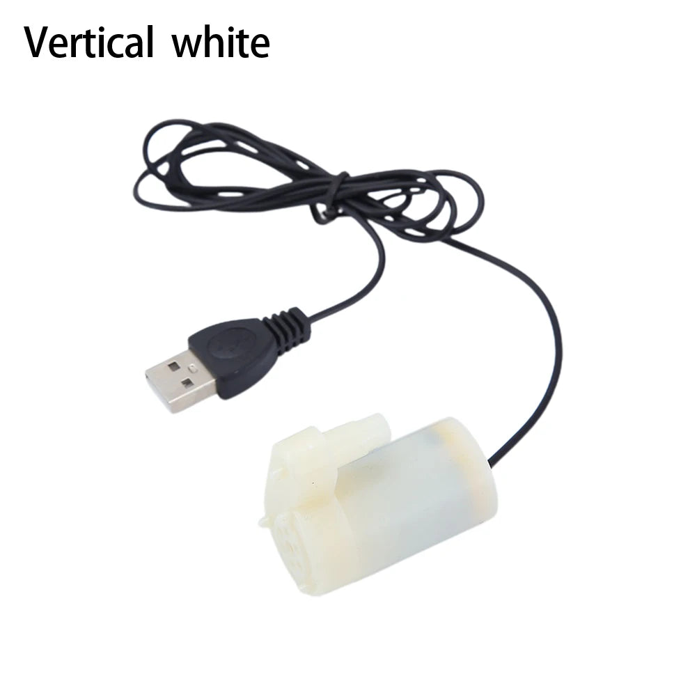 USB Water Pump Mini USB 0 ~ 60 Degree Celsius Anti-corrosive Corrosion-Resistant Electromagnetic USB Submersible Pum Golden