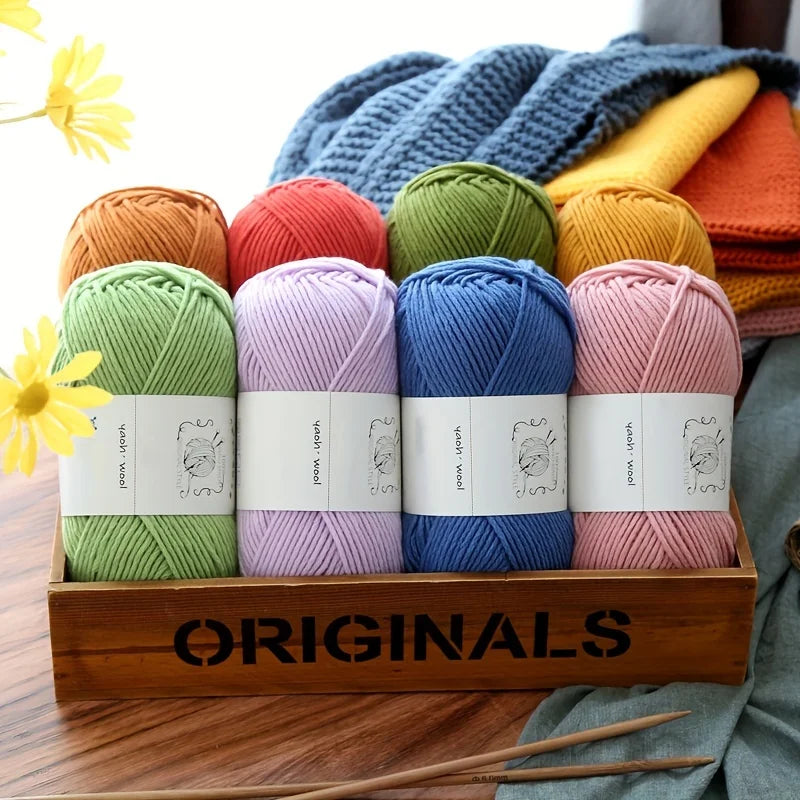 100g 100 Percent Acrylic Yarn for Hand Knitting and Crochet DIY Projects 200M Length