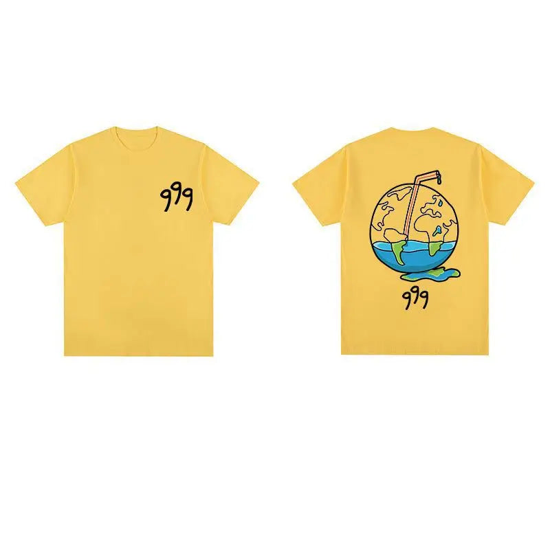 Rapper Juice Wrld 999 Short T Shirt Men's Women's Letter Printed Tshirts Y2k Casual Fashion Sportswear Summer Clothing