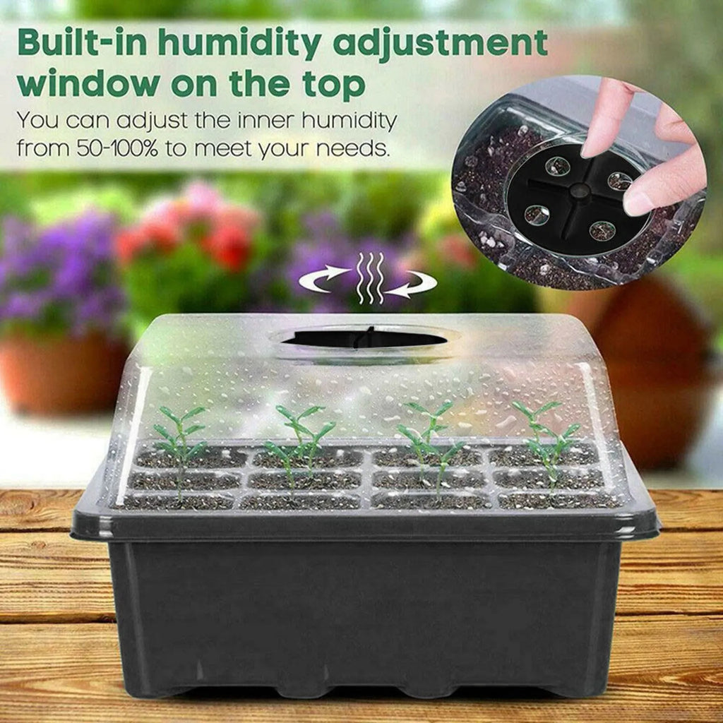 1pc Seedling Pot Green Planting Transplanting Multifunctional Gardening Planting Pot Nursing Care Seedling Box Grow Pots
