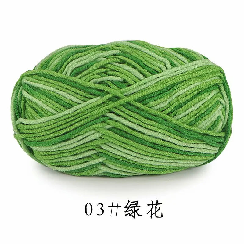 Milk Cotton Five Strand Gradual Change Wool Baby Knitting