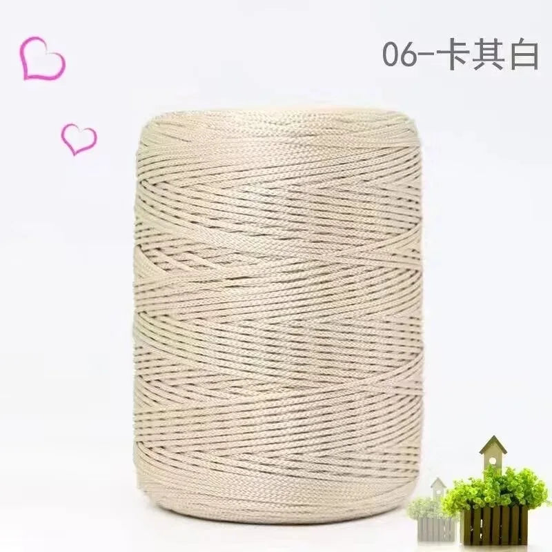 100g 230M Ice Silk Bright Yarn Thin Ice Blended Braided Thread for DIY Hand Knitting and Crocheting Projects