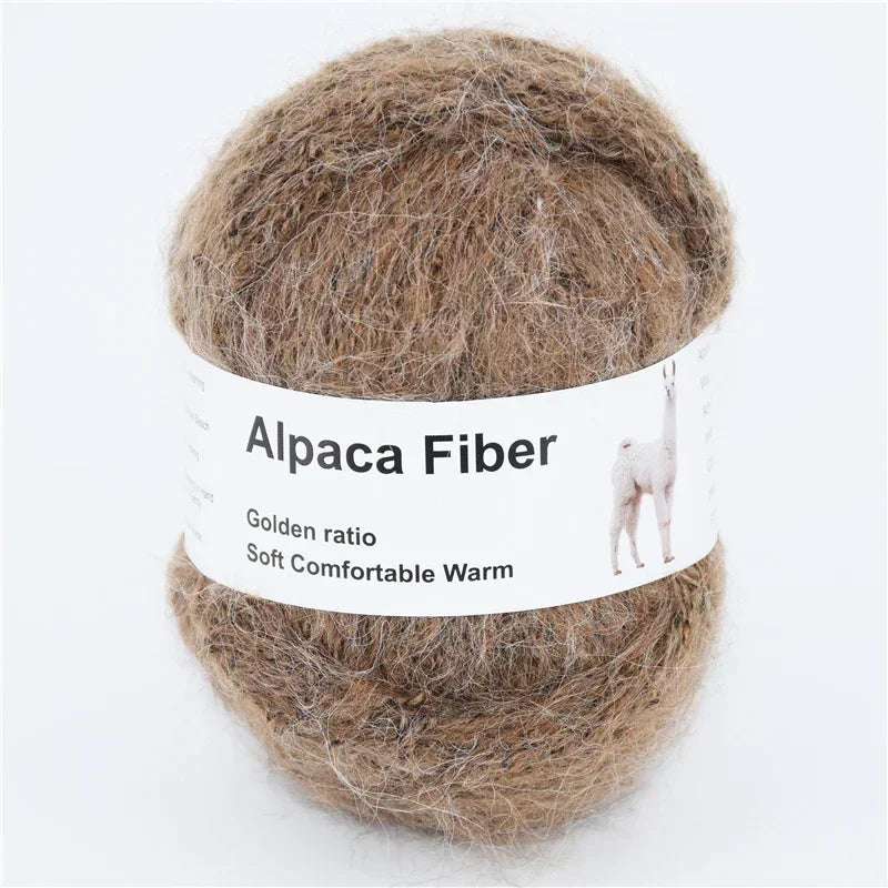 Alpaca Mohair Yarn Plush Thick Crochet Wool For Knitting