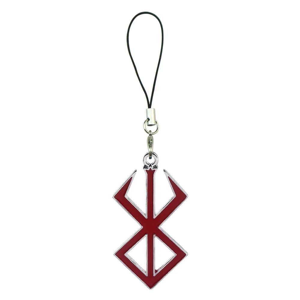 Berserk Symbol Pendant Necklace The Mad Warrior of Norse Viking Mythology Mens Hip Hop Jewelry