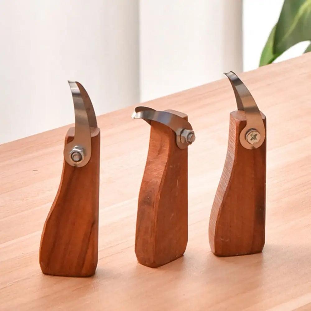1Pc Single-head Shaping Carving Texture Tool Wood Stainless Steel DIY Clay Pottery Sculpture Pottery Tool Clay Scraper