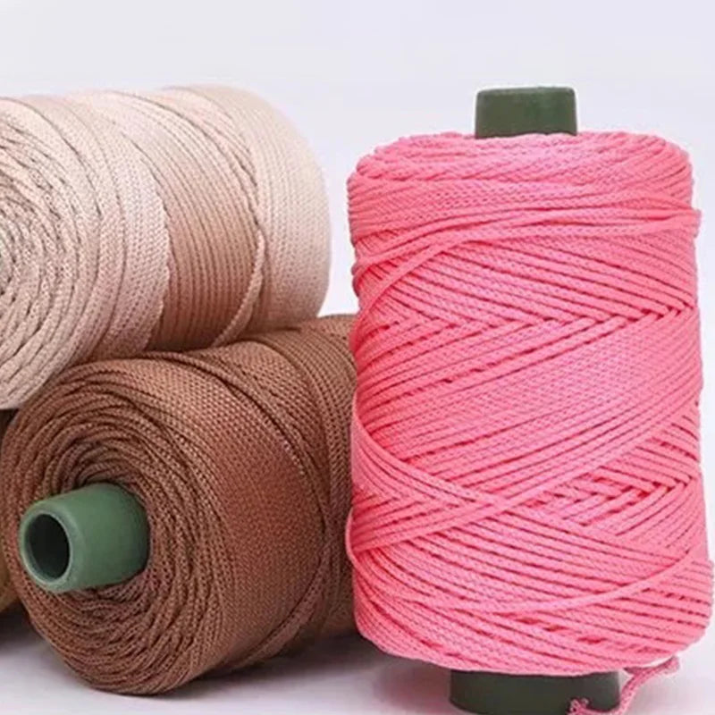 1PC Hand Knitting Thread Ice Rope for Bag Making Thick Wool Crochet Yarn Woven Shoes Hook Cushion DIY