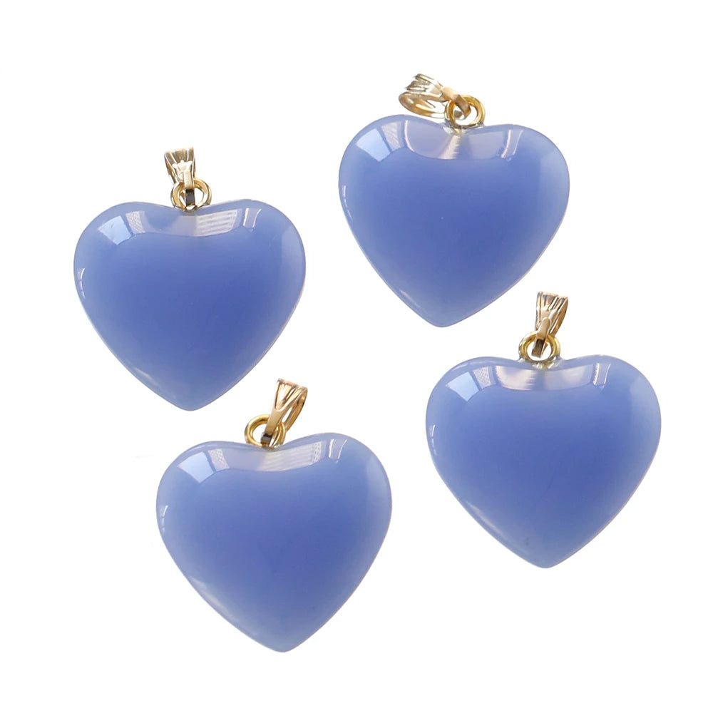 10Pcs 20x22mm Czech Lampwork Crystal Glass Heart Beads Charms pendant DIY Handmade Jewelry Making Necklaces Earrings Supplies