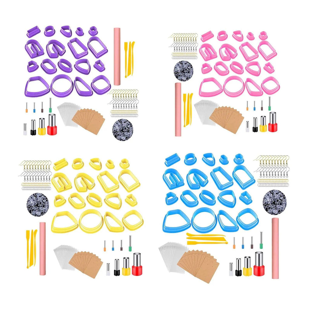 Polymer Clay Cutters for Polymer Jewelry Maker with Earrings Accessories Art Earring Cutting Mold Clay Earring Cutters