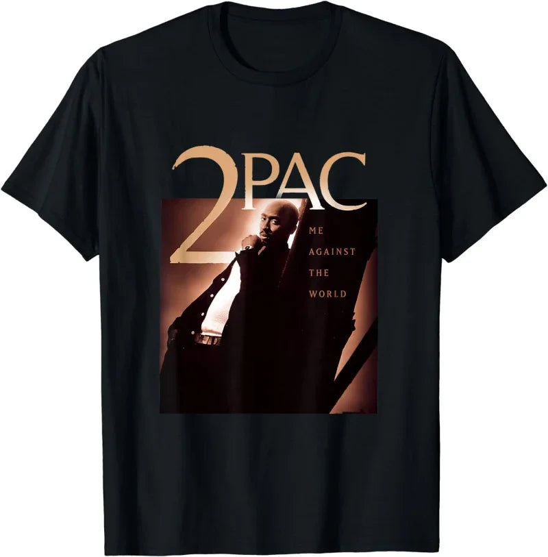Tupac Rapper Graphic T Shirt Unisex Hip Hop Fashion Big Size Casual Short Sleeve Streetwear Classic Tee