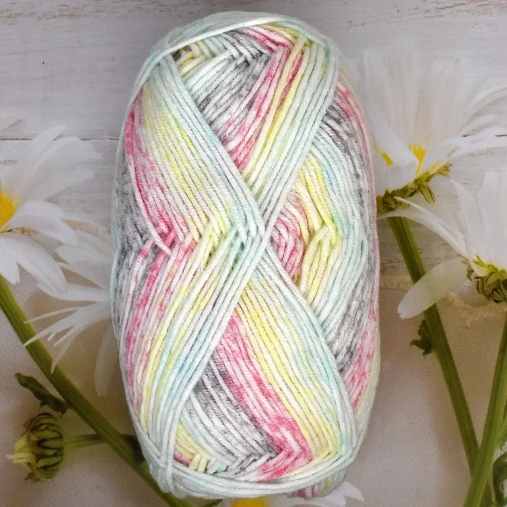 Milk Cotton Rainbow Yarn Premium 5Pcs Crochet Thread 130m