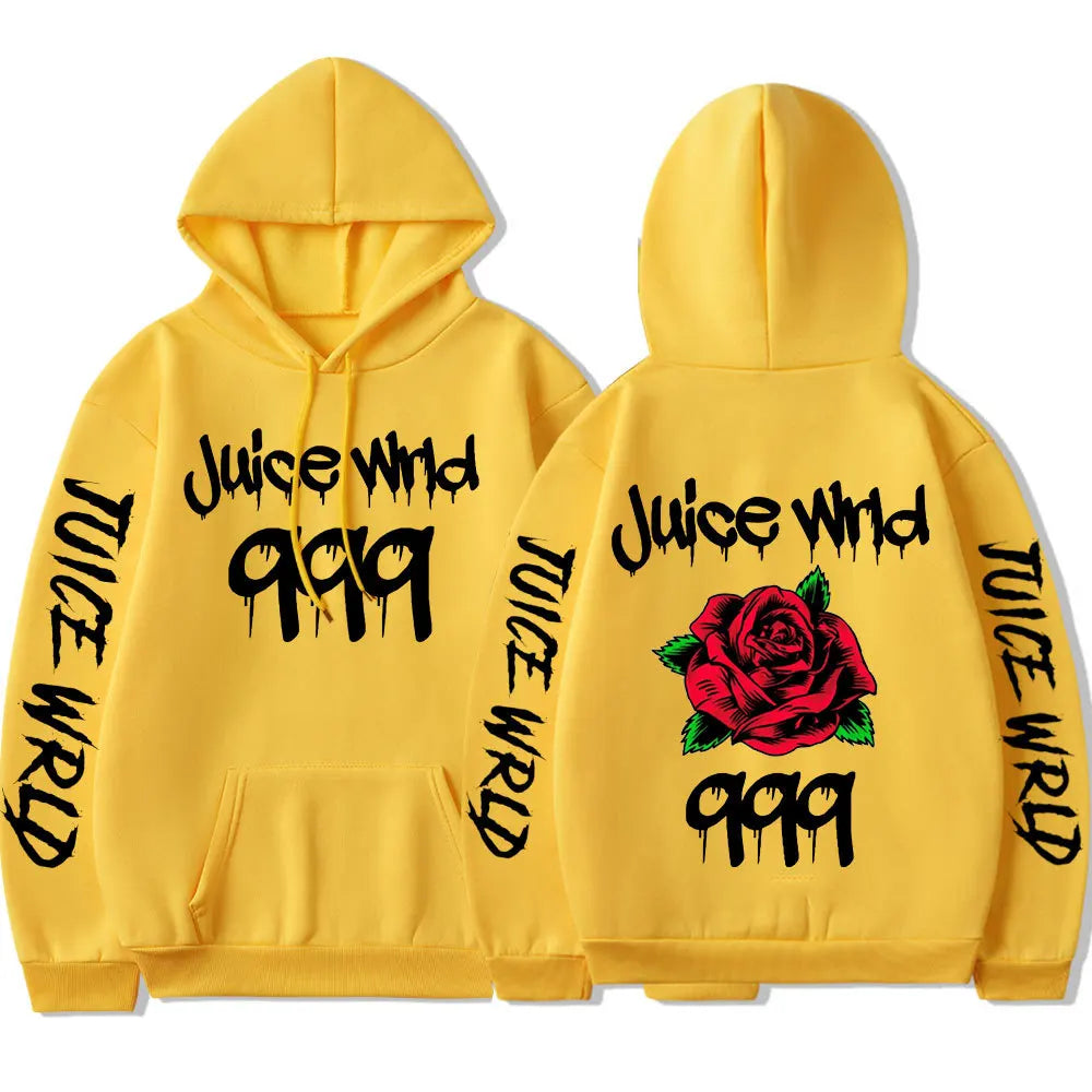 Juice WRLD Hoodies Men Women Hooded Sweatshirts Fashion Hip Hop Casual Pullovers Autumn Boys Girls Black Streetwear Juicewrld