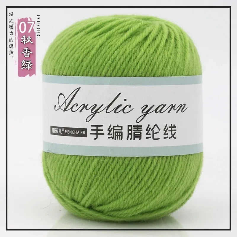 Four Strands Acrylic Knitting Yarn For DIY Handwoven Starter