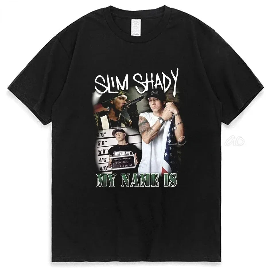 Eminem Graphic T-Shirt for Men Women and Kids Hip Hop Style Summer Fashion Top