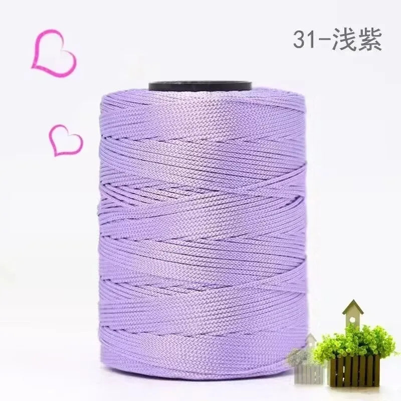 100g 230M Ice Silk Bright Yarn Thin Ice Blended Braided Thread for DIY Hand Knitting and Crocheting Projects