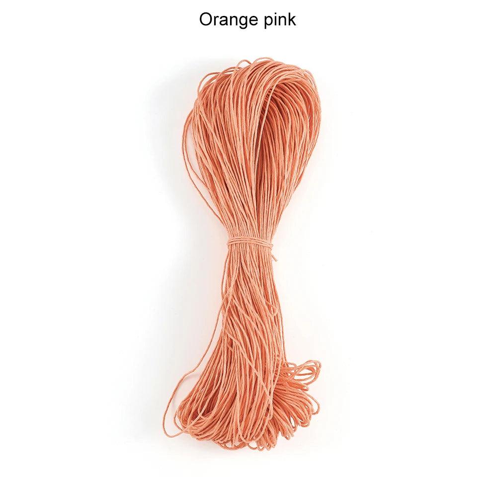 65m/Lot Waxed Cotton String Beading Cord Rope 1mm For Bracelet And Necklace Jewelry Making Weaving Supplies Accessories