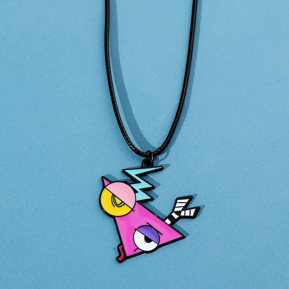 Creative Anime The Amazing Digital Circus Figure Pendant Necklaces for Women Men Kids Fans Collection Cosplay Accessories Gifts