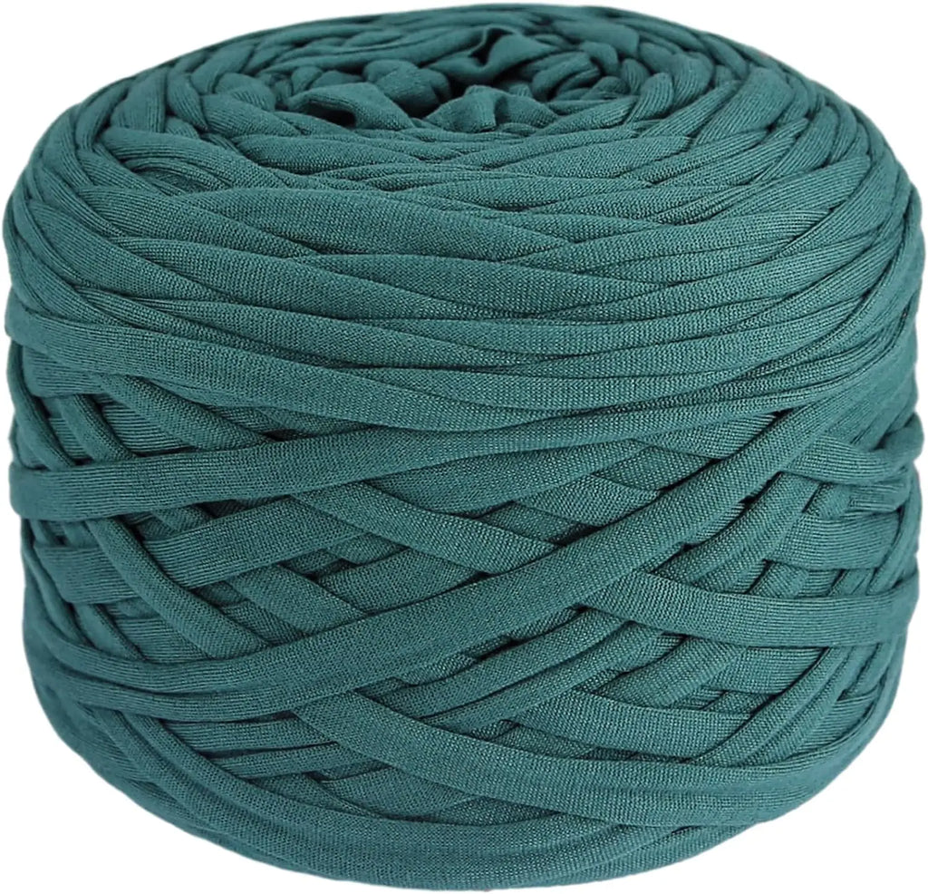 Thick Dark Green Knitting Yarn T Shirt Yarn for DIY Bag Blanket and Cushion Crocheting Projects