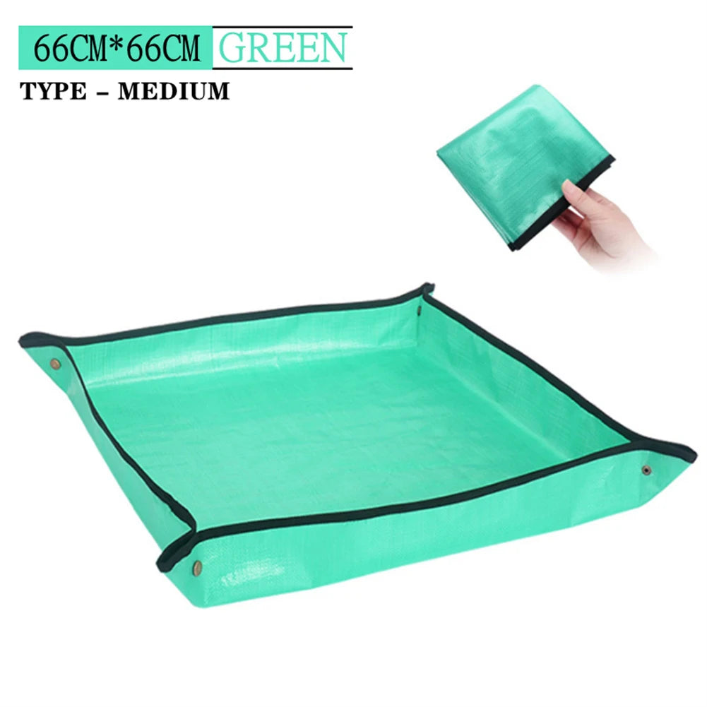 Plant Regeneration Mat 50-100CM Gardening Planting Mat Foldable Garden Flower Pots Mats  Transplanting Waterproof Mats