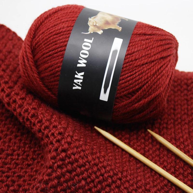 Yak Plush Coarse Wool Woven Scarf Thread Handmade DIY Material Hand Knitted Sweater Thread Rod Needle Jacket Wool Thread