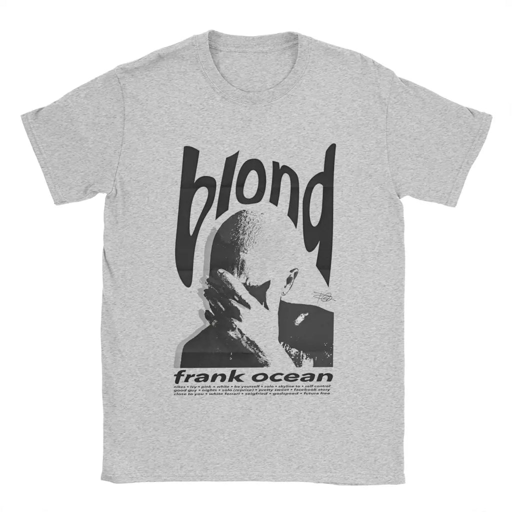 Frank Ocean Blond Rapper Unisex Cotton Casual T Shirt O Neck Hip Hop Music Tee Short Sleeve Tops