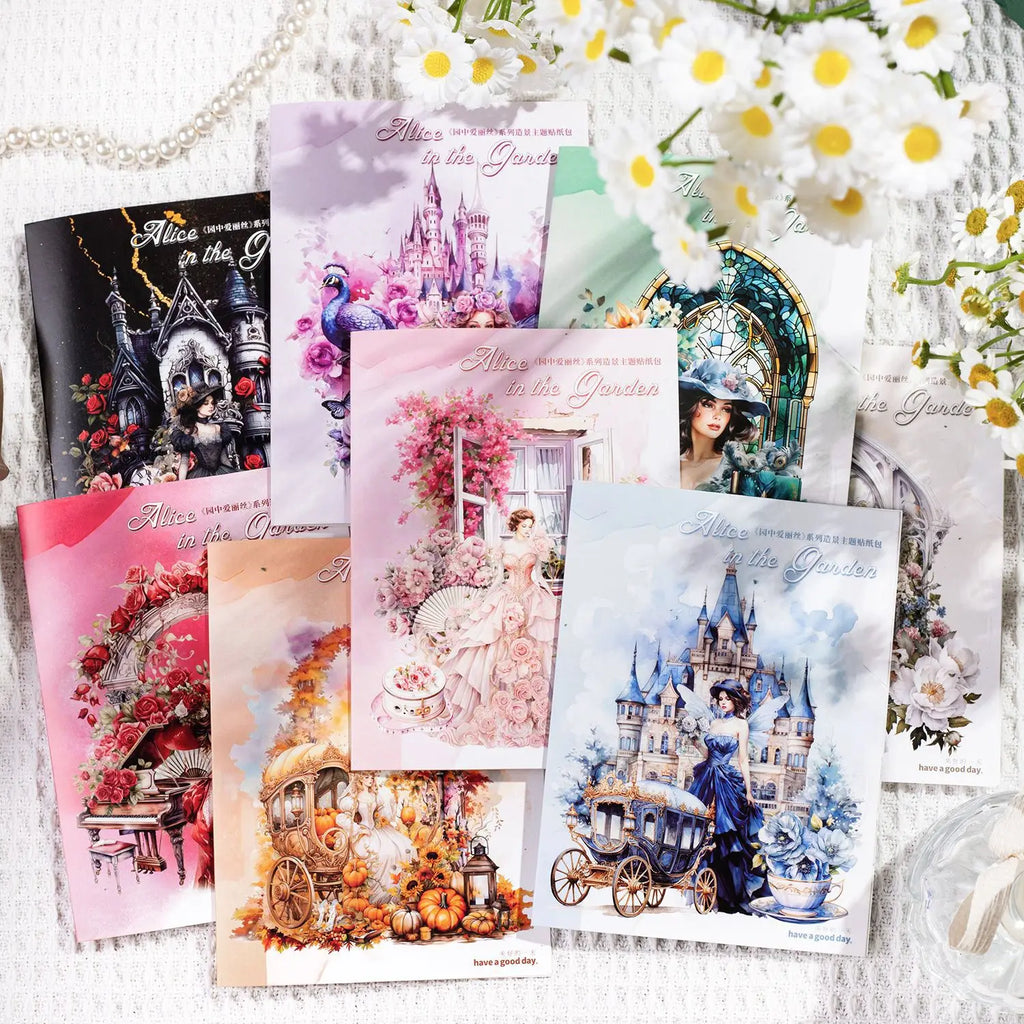 30 pcs/pack Dream princess theme Stickers aesthetic Decorative Diary Album Scrapbooking handmade DIY