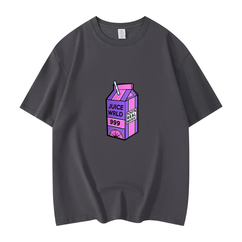 Rapper Juice Wrld 999 Short T Shirt Men's Women's Letter Printed Tshirts Y2k Casual Fashion Sportswear Summer Clothing