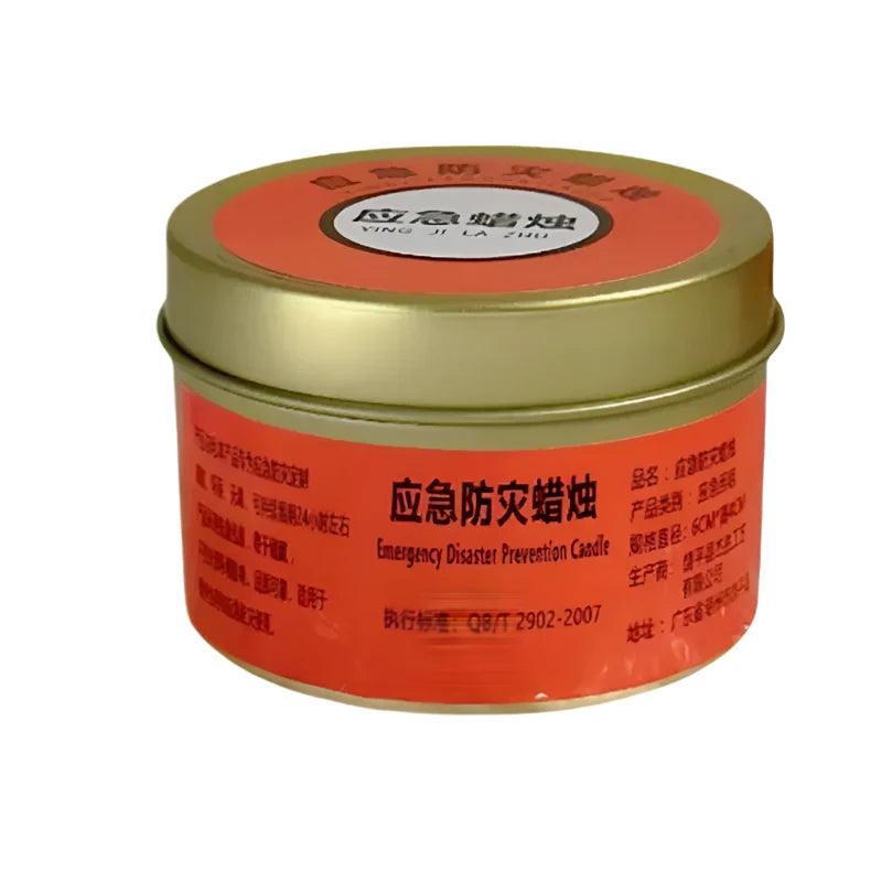 Halloween Candles Long Burning 20PCS Slow Burning Candles 24 Hours Lasting Windproof Outdoor Survival Candle Beeswax Wax Camping