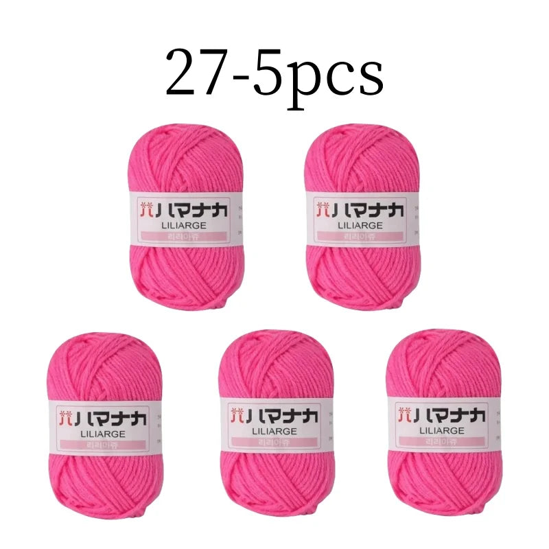 Soft Thick Wool Yarn For Knitting Crochet Classic 25g Ball