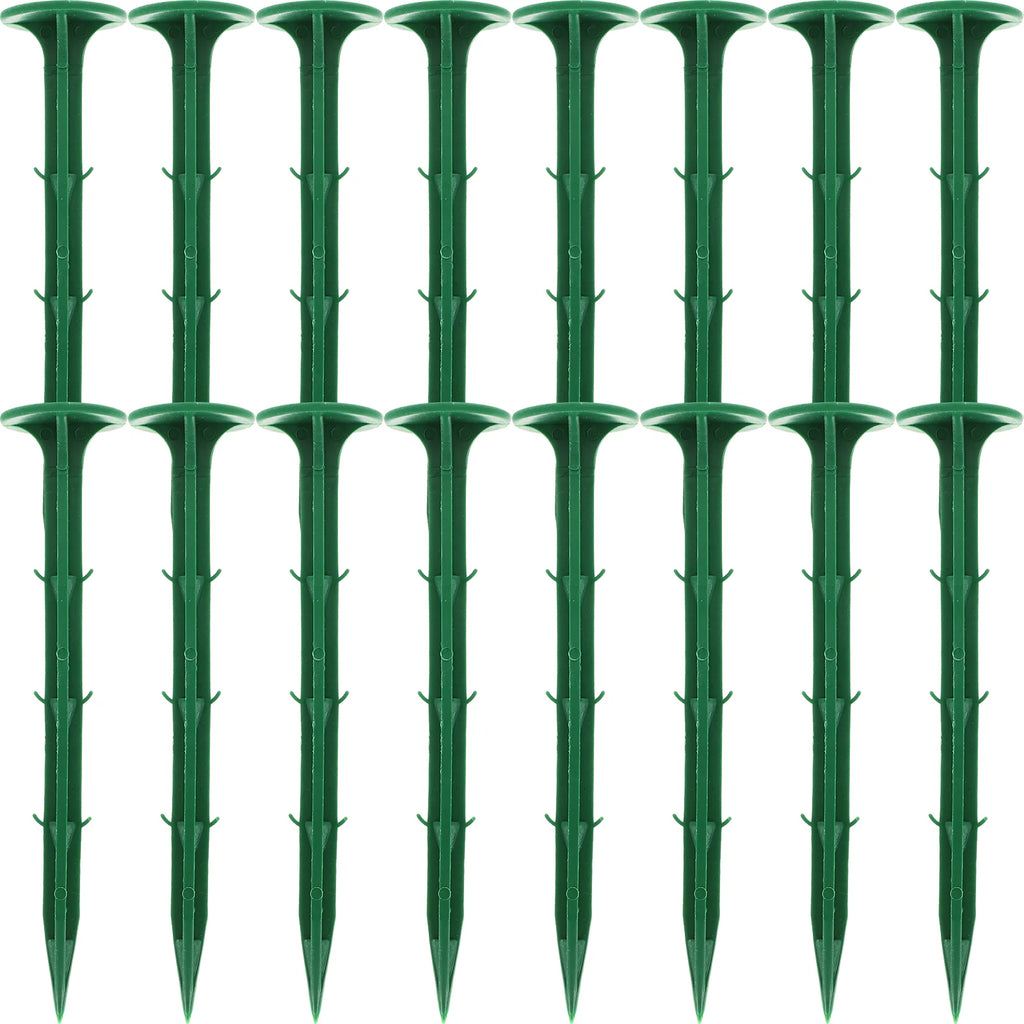 100 Pcs Orchard Greenhouse Nails Garden Spikes Tent Plastic Pile Landscape Stake Stakes for Tarp Fabric Tents
