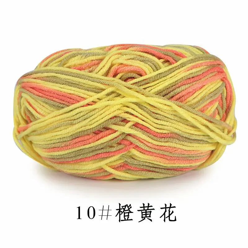 Milk Cotton Five Strand Gradual Change Wool Baby Knitting