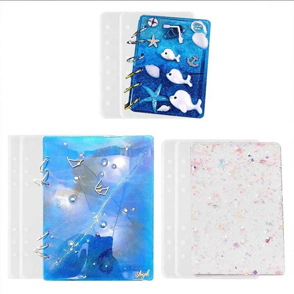 Note Book Silicone Resin Mold A5 A6 A7 DIY Notebook Crafts Gift Making Epoxy Resin Mould
