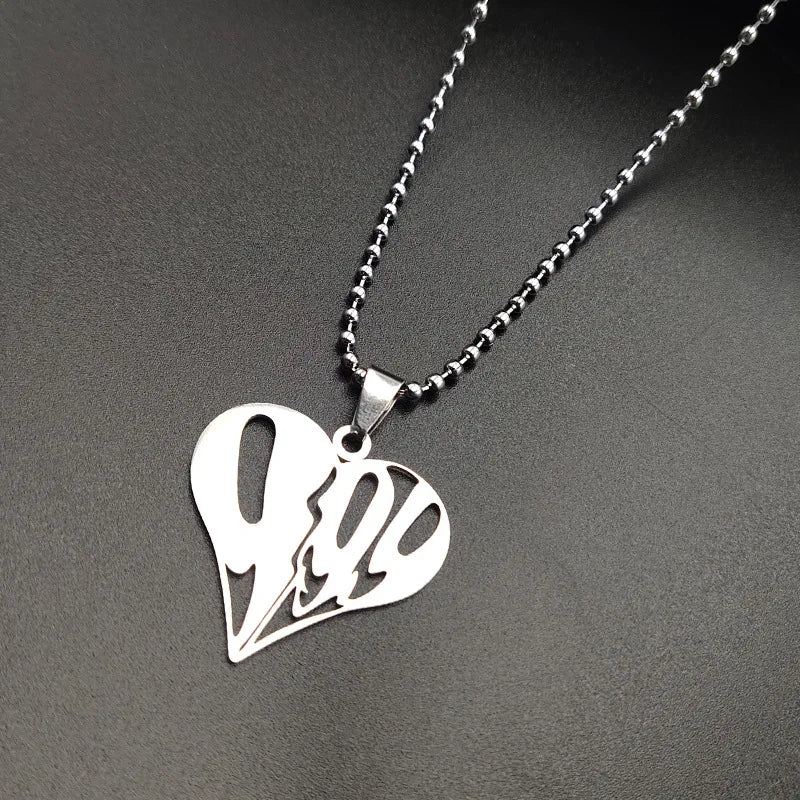 5 Style Juice Wrld 999 Necklace Rap Hip Hop Stainless Steel Pendant Jewelry Gifts for Women Men Boys Fans Gifts Accessories