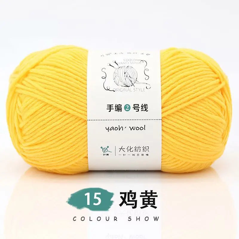100g 100 Percent Acrylic Yarn for Hand Knitting and Crochet DIY Projects 200M Length