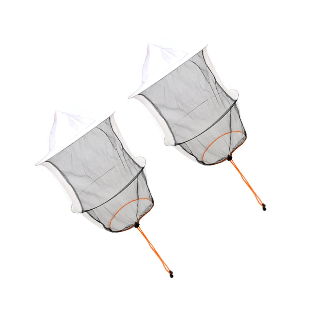 2pack/lot High Definition Veil Beekeeping Hat Every Detail Without Compromising Safety High-quality Fabric Mesh