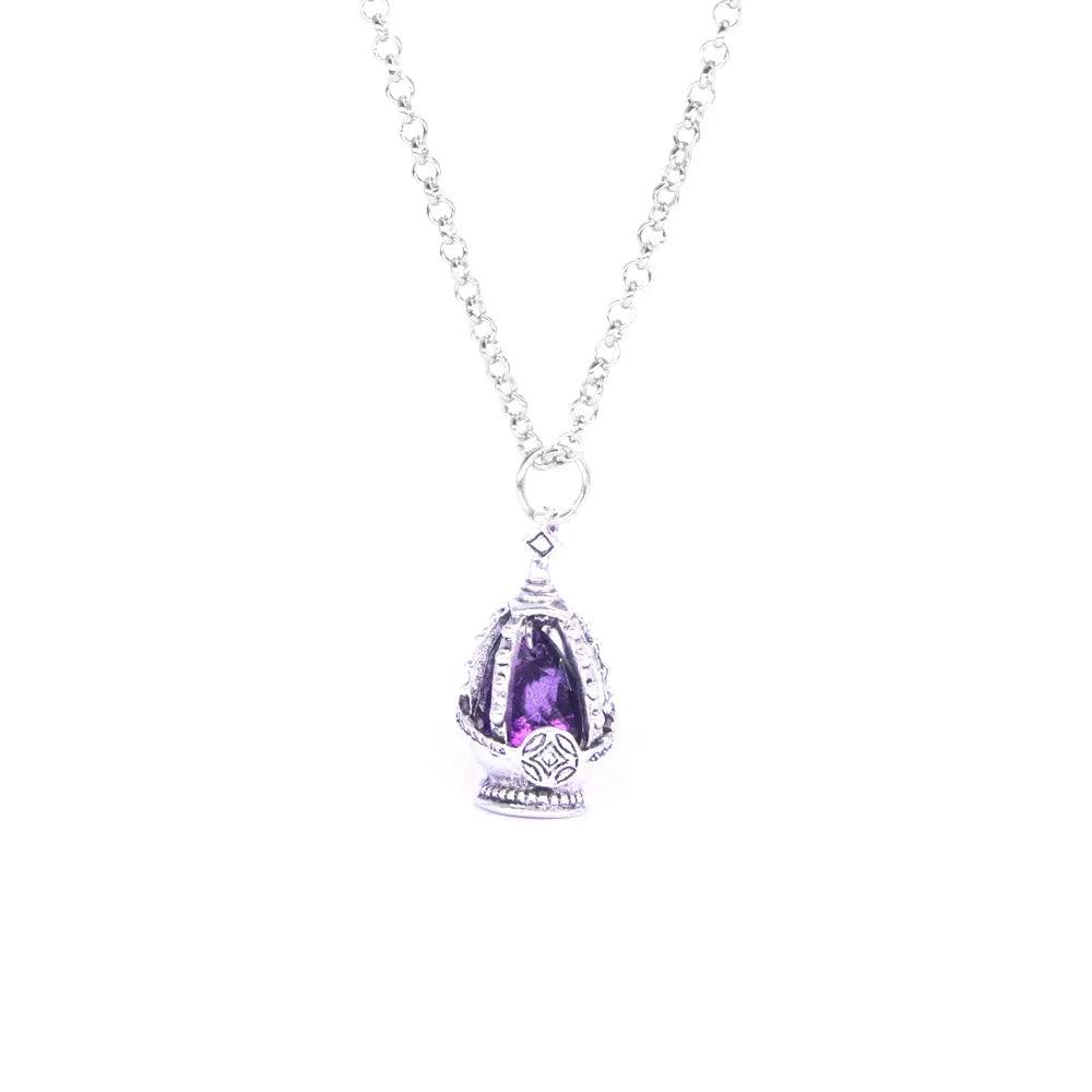 Anime Puella Magi Madoka Magica Cosplay Necklace Kaname Madoka Miki Sayaka Soul Gem Pendant Necklace Ring Set Fashion Jewelry