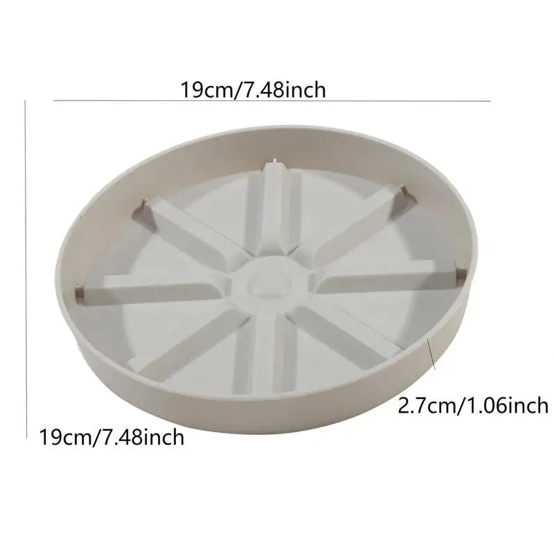Popular Capable of Storing Water Pot Tray Round Resin Flower Drip Outdoor Indoor Tree Planter Stand Garden Supplies