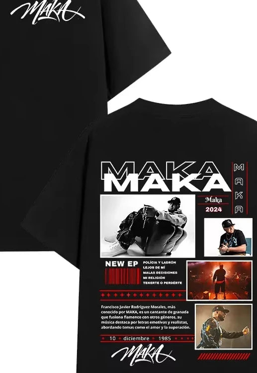 Fashionable Vintage Cotton T-Shirt for Male and Female Rappers High Quality Casual Street Wear