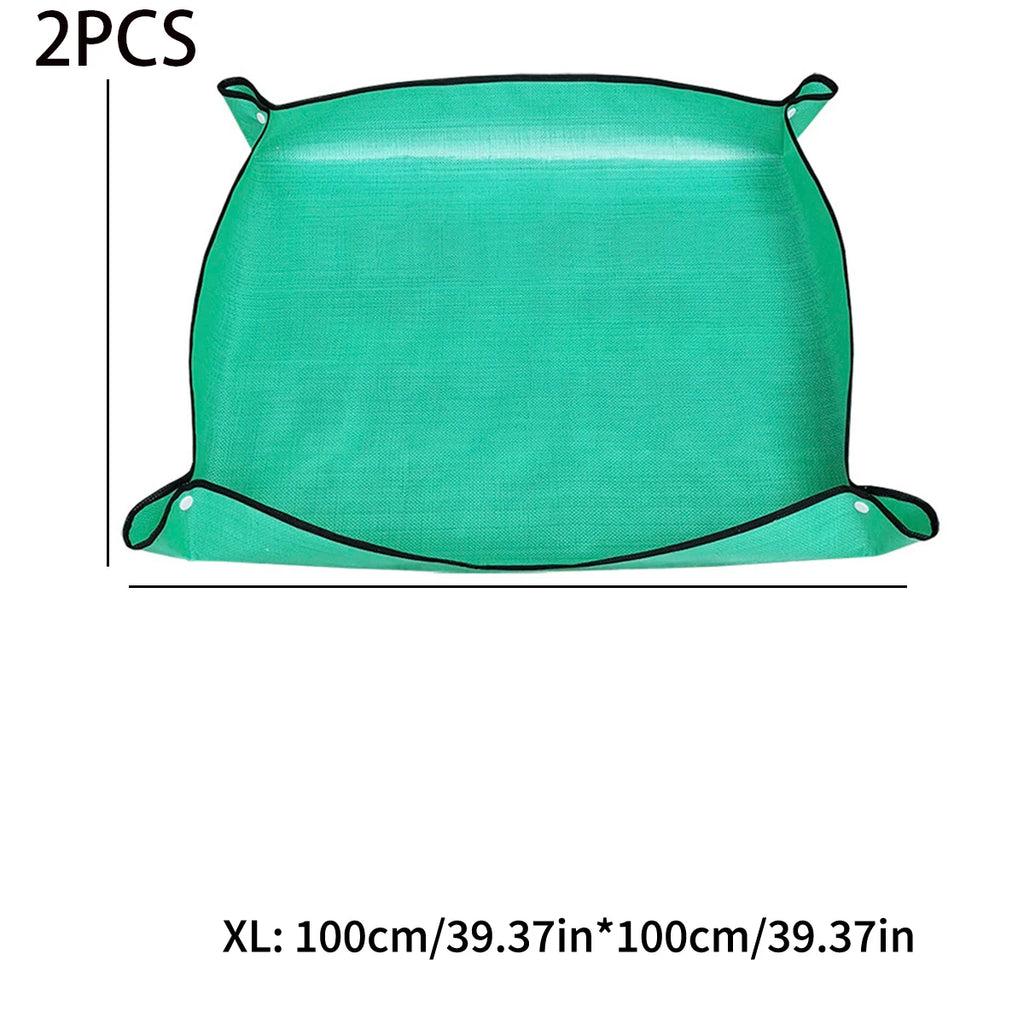 Plant Repotting Garden Mat Waterproof Transplanting Mats Indoor Succulent Potting Mat Portable Gardening Soil Mat
