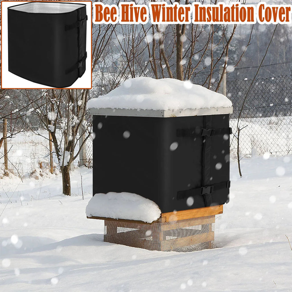Winter Bee Hive Winter Insulation Cover Bee Hive Cold protection Wrap Thickening Oxford clothand aluminum foil Bee Box Protectiv