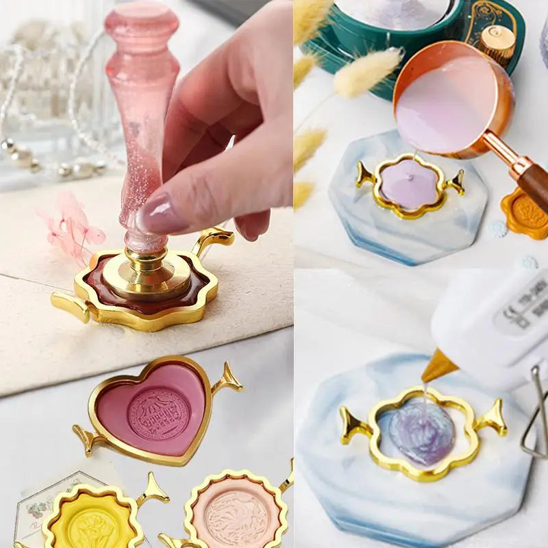 Wax Seal Stamp Shape Fixer Love DIY Tools Invitation Greeting Card Wedding Seals Styling Design For 2.5cm/3cm Seal Accessories