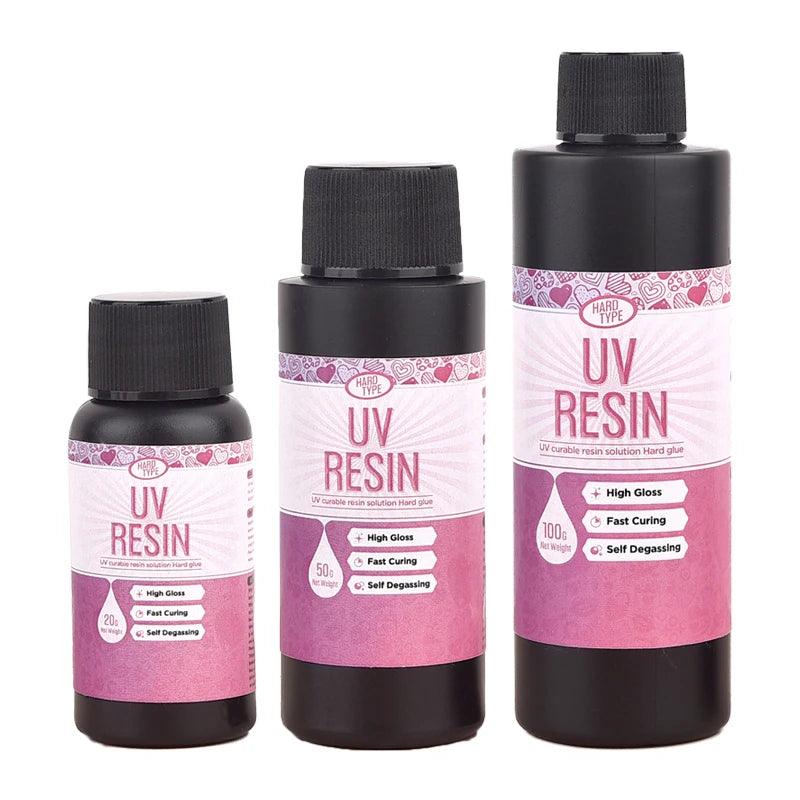 20-100g High Transparent Quick Drying Epoxy Resin UV Glue For DIY Jewelry Accessories Making Hardness Clear Liquid Resin Glue