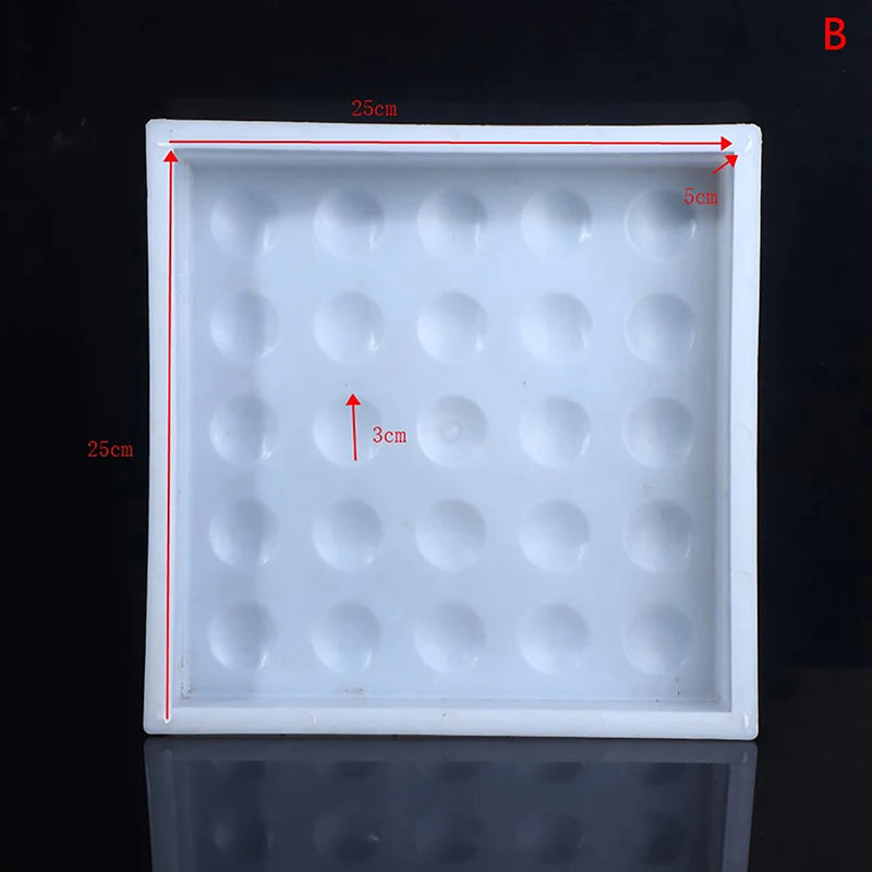 DIY Paving Tile Mould Shaped Walkway Maker Reusable Concrete Walkway Maker Mold For Lawn Patio Garden