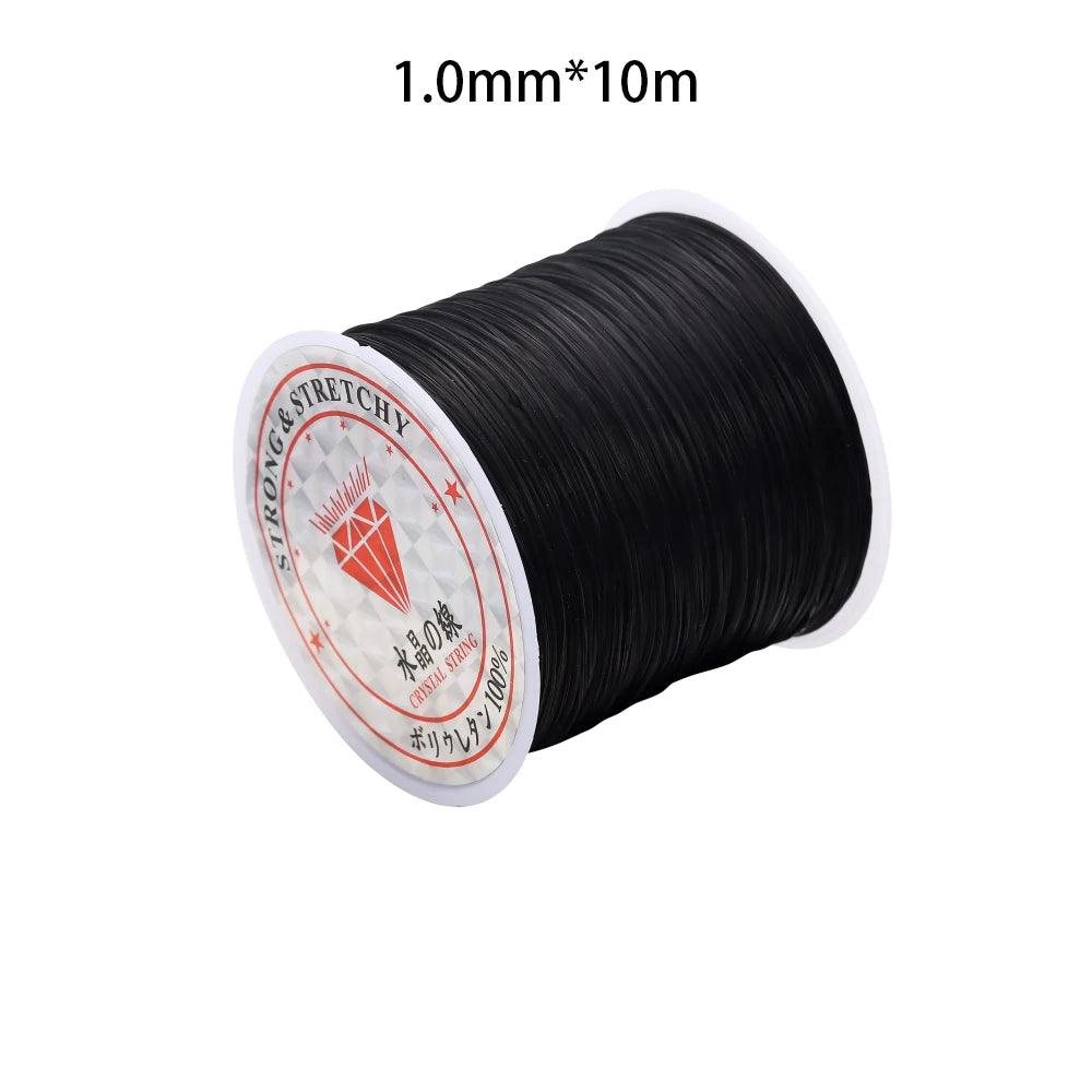 0.5-1.0mm Elastic Cord Beading Thread Stretch String Fibre Crafting Line For Jewelry Making DIY Seed Beads Pony Beads Bracelets