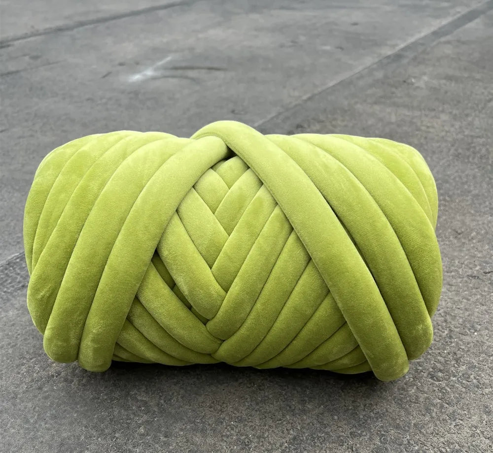 Velvet Chunky Yarn 500G Bulky Wool For DIY Blankets Hats