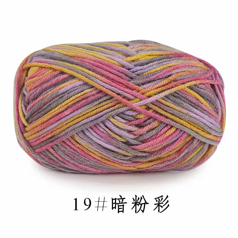 Milk Cotton Five Strand Gradual Change Wool Baby Knitting