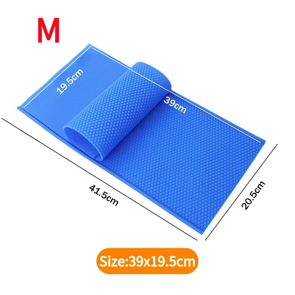 2pcs Beewax Foundation Sheet Mould Flexible Beeswax Foundation Press Mold Silicone Harmless Handmade Durable Beeswax Making Tool