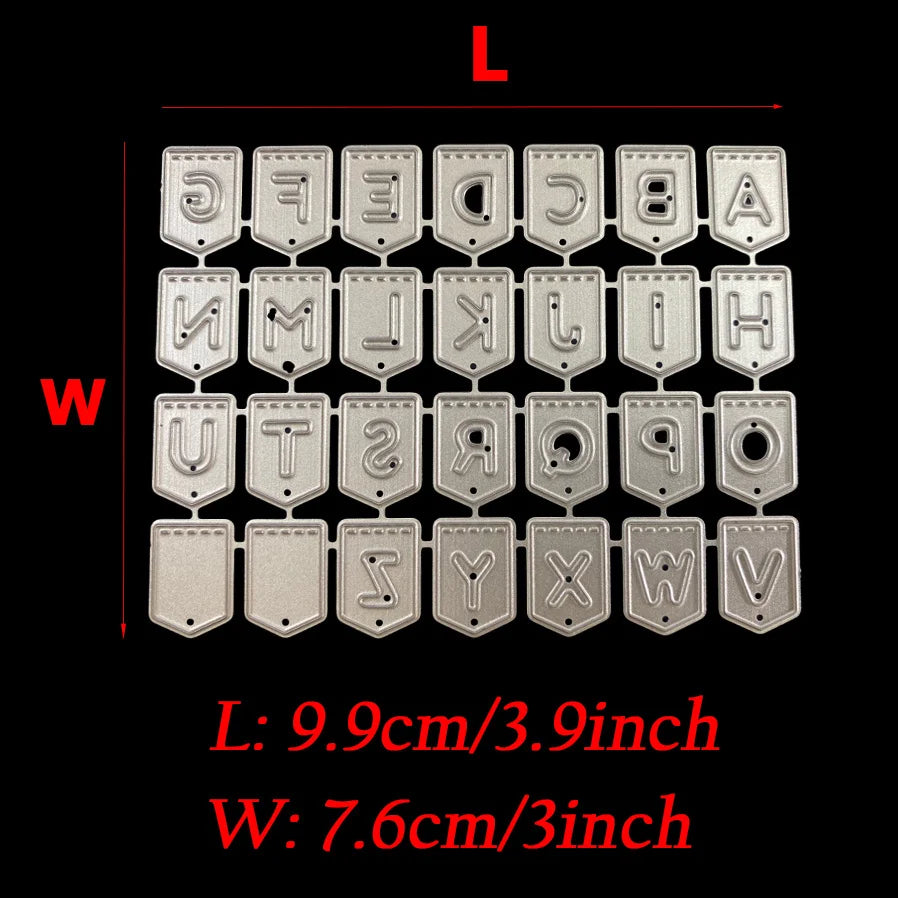 1PC Letter Word Phrase Metal Cutting Dies for DIY Scrapbooking Album Greeting Card Making Paper Craft