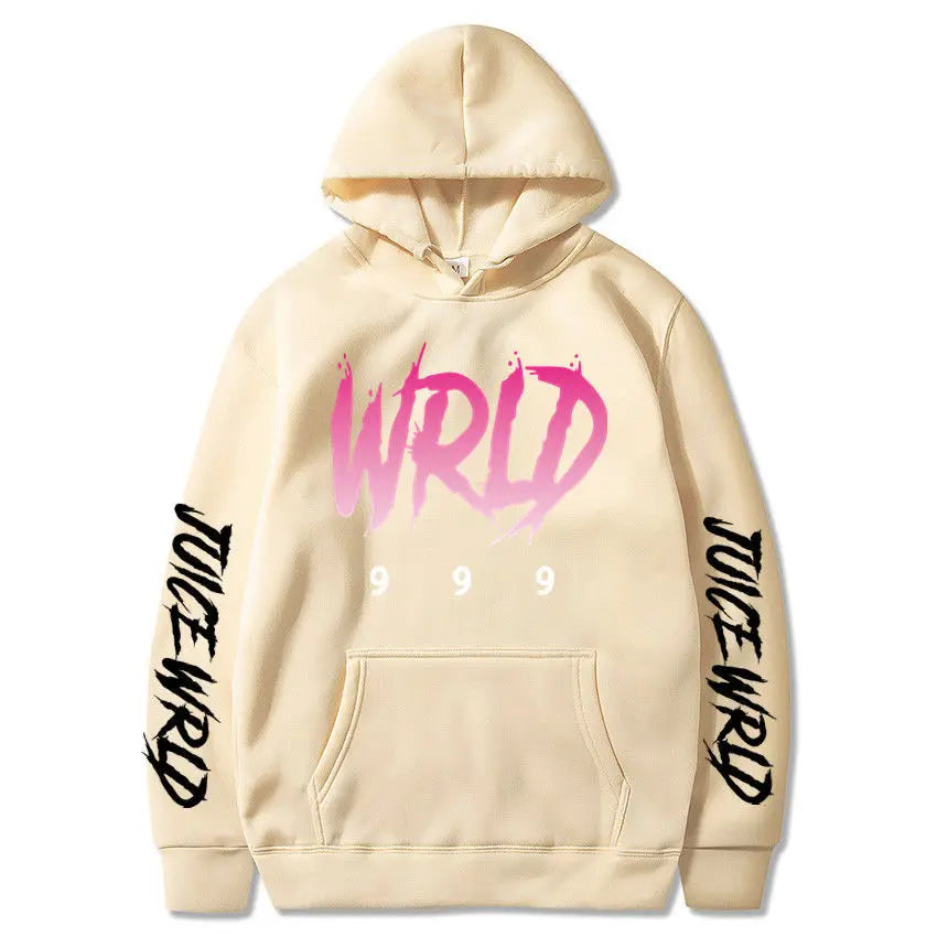 Rapper Juice Wrld 999 Letter Printed Hoodie Y2k Women's Casual Fashion Sportswear Autumn/Winter Hoodie Men's Women's Clothing