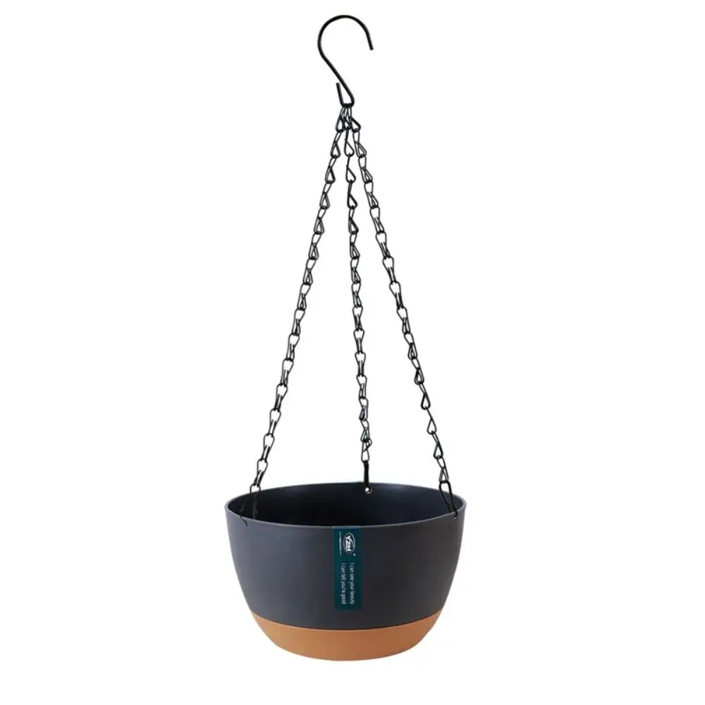 1 PCS Durable Self-Watering Hanging Planters Thickened Plastic Hydroponic Plant Pot With Removable Tray