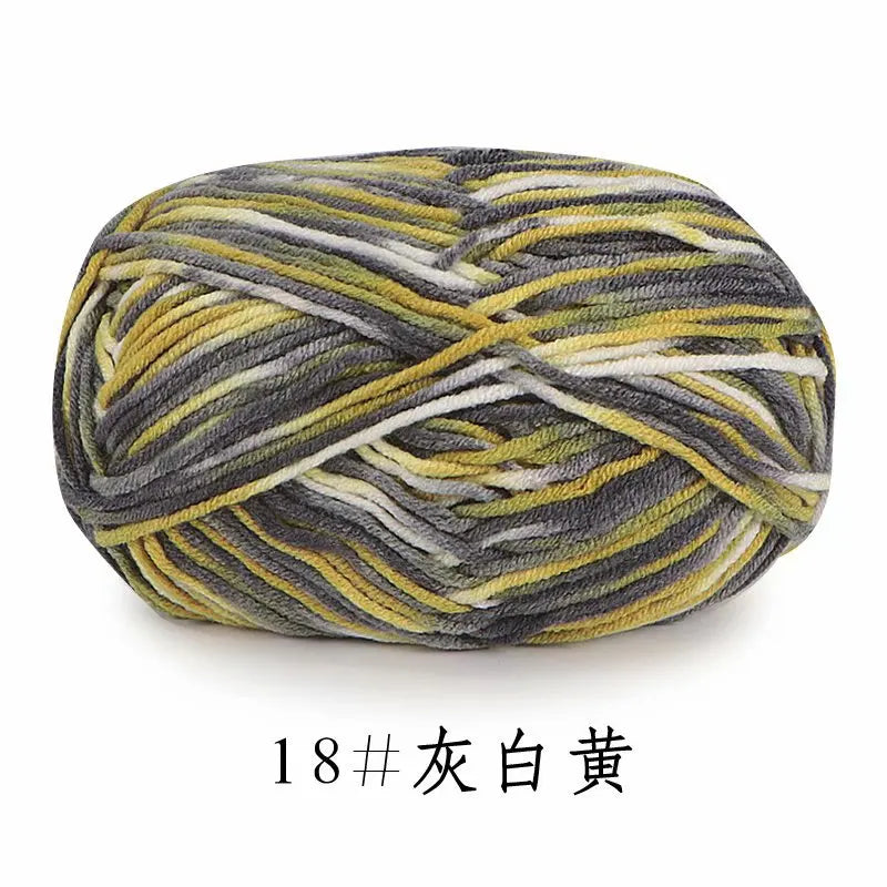 Milk Cotton Five Strand Gradual Change Wool Baby Knitting